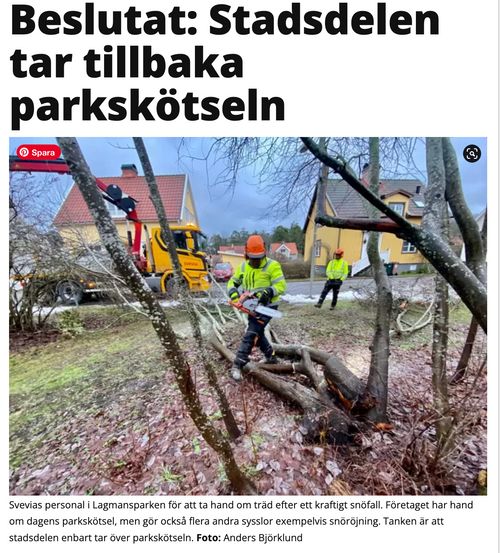 Tidningsartikel Mitt i, Foto Anders Björklund