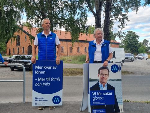 Våra valaffischer presenterades