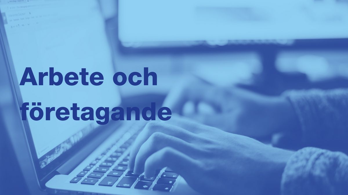 Arbete och företagande